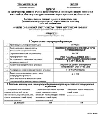 Лицензии